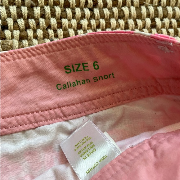 Lilly Pulitzer Pink Patterned Women's Callahan Shorts Size 6 - Picture 3 of 7